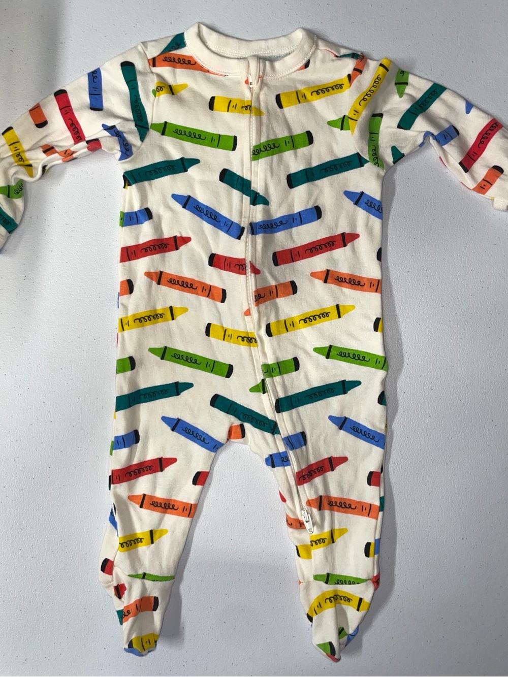 Old Navy: Baby Crayon Pajama/PJs/Footie (3-6 Months)